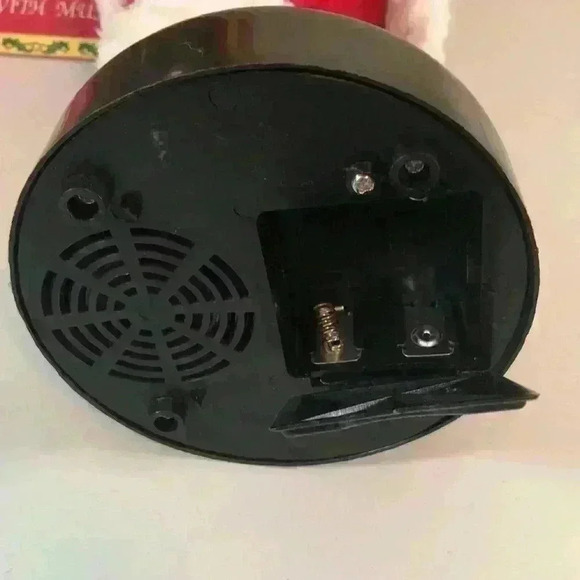 Motion 15”Plastic Santa Claus Musical Figurine Holding Candle Battery Operated - Picture 11 of 12